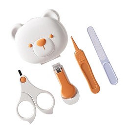 Generic 4pcs Newborn Nail Care: Baby Nail Clippers with Infant Fingernail Trimmer Kit Baby Grooming Kit for Boys and Girls Home Travel