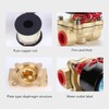 Brass Electric Solenoid Valve 2W025‑08 Normally Closed 1/4in 2 Position
