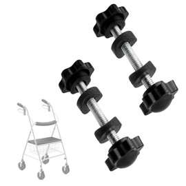 Wolfride Knob Screw Handle Screw Bolt 2pcs M6 Male Thread Knurled Grip Star Knob Nut Clamp Knob Thumb Screw Plastic Hand Twist Bolt Replacement Easy Installation