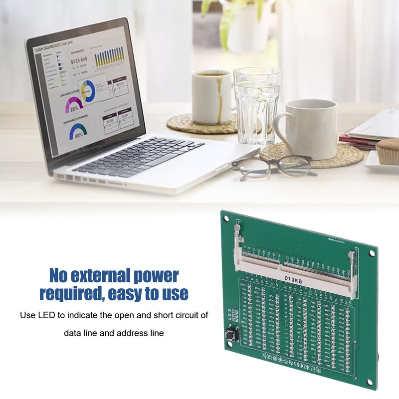 Laptop Memory Test Card with LED Light Computer Motherboard Circuit