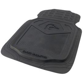 Ducks Unlimited, Camo Universal Floor Mats, Water Resistant Pads for Car, Truck and SUV Solo Duckhhead Black, 2 Pack