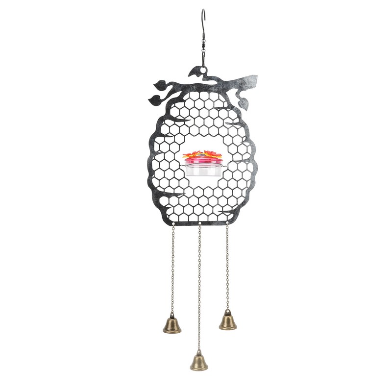 Hummingbird Feeders Innovative Hanging Beehive Wind Chimes Hummingbird Feeder for