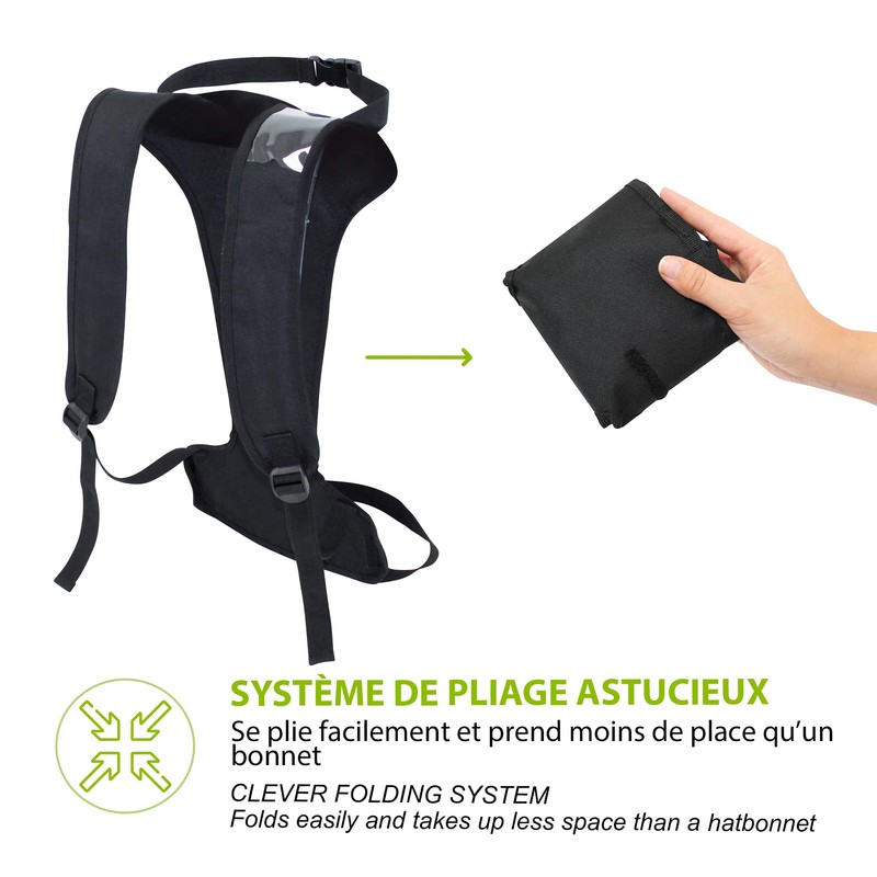 Wantalis Snowboardträger, Schwarz, M/L