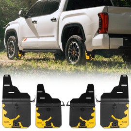 Trumgeta 4PCS Upgraded Truck Mud Flaps Fit for Toyota Tundra 2022-2025 2026 Adjustable Splash Guards Mudflaps for Pickup Trucks (Not fit for SR Models)