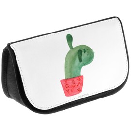 Mr. & Mrs. Panda Mamamia Cactus Cosmetic Bag, White, Hand Drawn