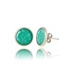 Simple small round stud earrings; original gifts for women every