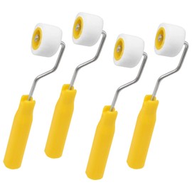 4/5 inch Mini Paint Rollers for Touch up Trim Edge or Corner, Extra Small Paint Wool Brushes, Tiny Painting Tool(4 Pack)