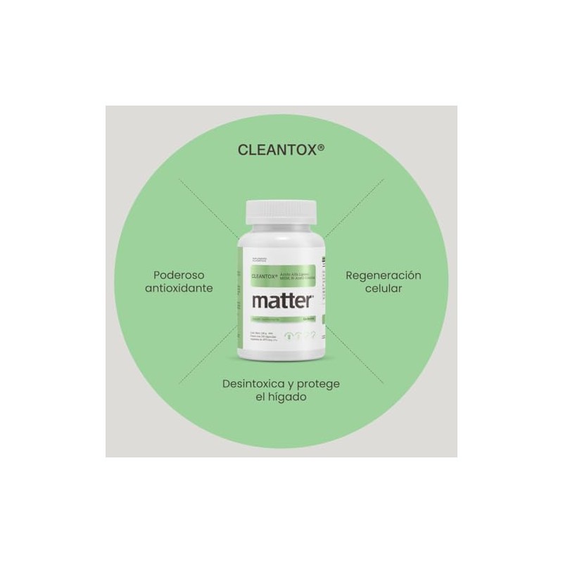 YOU MATTER SMART NUTRIENTS - Cleantox - MSM, Ácido Alfa