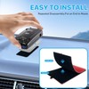 Radar Detector Mounting Bracket With Dashboard Hook And Loop Installation,
