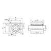 SCJ30UU Linear Bearing 30 mm Adjustable Game