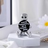 Amamcy Resin Robot Home Decoration Tiny Robot Figurine with Slogan