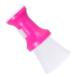 MERRYHAPY 1pc Portable Hair Cleaning Brush Soft Hairdressing Neck Duster for Home and Salon Use for Quick Hair Sweep and Dusting Pink