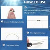 YOTO Bobber Stops for Fishing,Float Bobber Stops String Knots&Fishing Glow