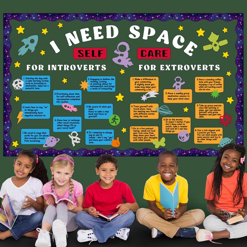 Outer Space Bulletin Board Set Astronaut Classroom Decorations I Need