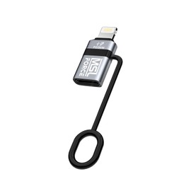 Reliable Japanese Company 2024 Improved USB-C to Lightning Adapter (USB Memory / Earphones Not Compatible) Data Transfer (PC-to-PC Only), Android PD Charging, Fast Charging, 36 W, 480 Mbps, Built-in