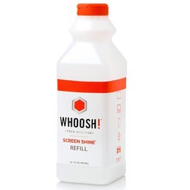 WHOOSH! Electronic Screen Cleaner Refill, 32.1 fl oz | Screen Cleaning Liquid Refill designed for Pro Premium Screen Cleaner, Eco-Friendly, Safe, Screen Cleaner Spray Refill for TVs, Computer Monitors