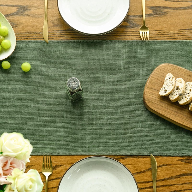 Artoid Mode Dark Green Boho Rural Rustic Farmhouse Tassel Table