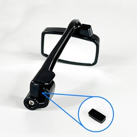 Mochalight Bicycle Cycling Glasses Rearview Mirror,Multi-angle Adjustable Mini Helmet Reflector,Riding Accessories