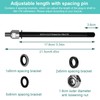 Thru Axle Adapter M12, 164-174 mm Thru Axle with Bicycle