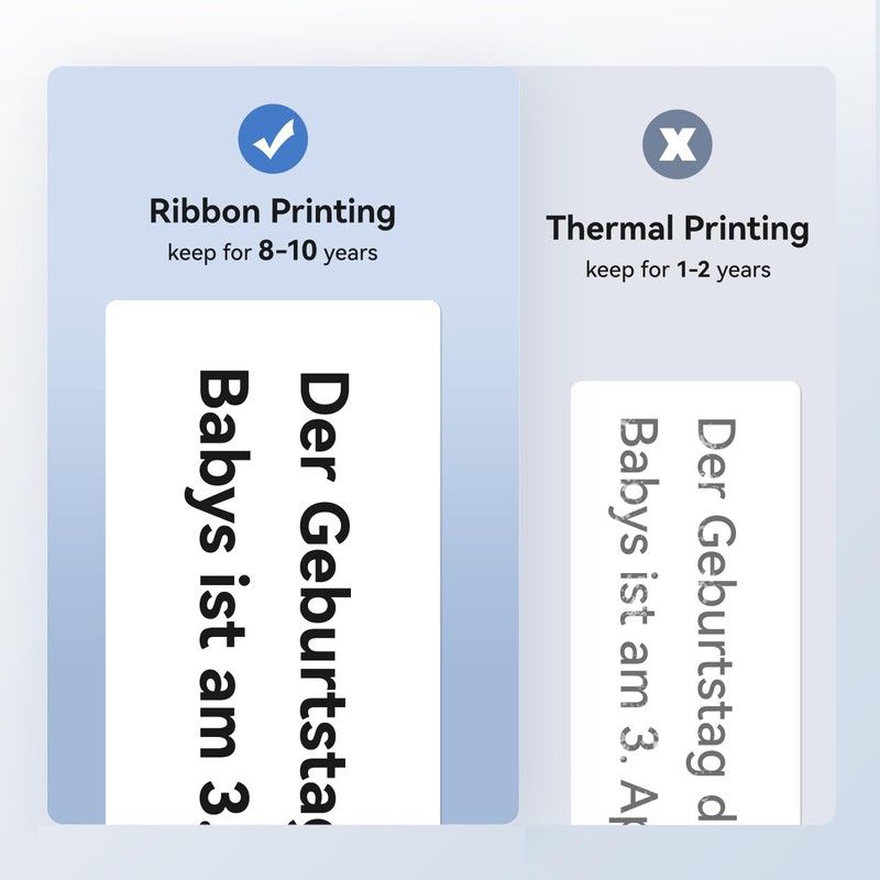 NIIMBOT Compatible Labeling Ribbon, Replacement Refill Tapes, Only for M2