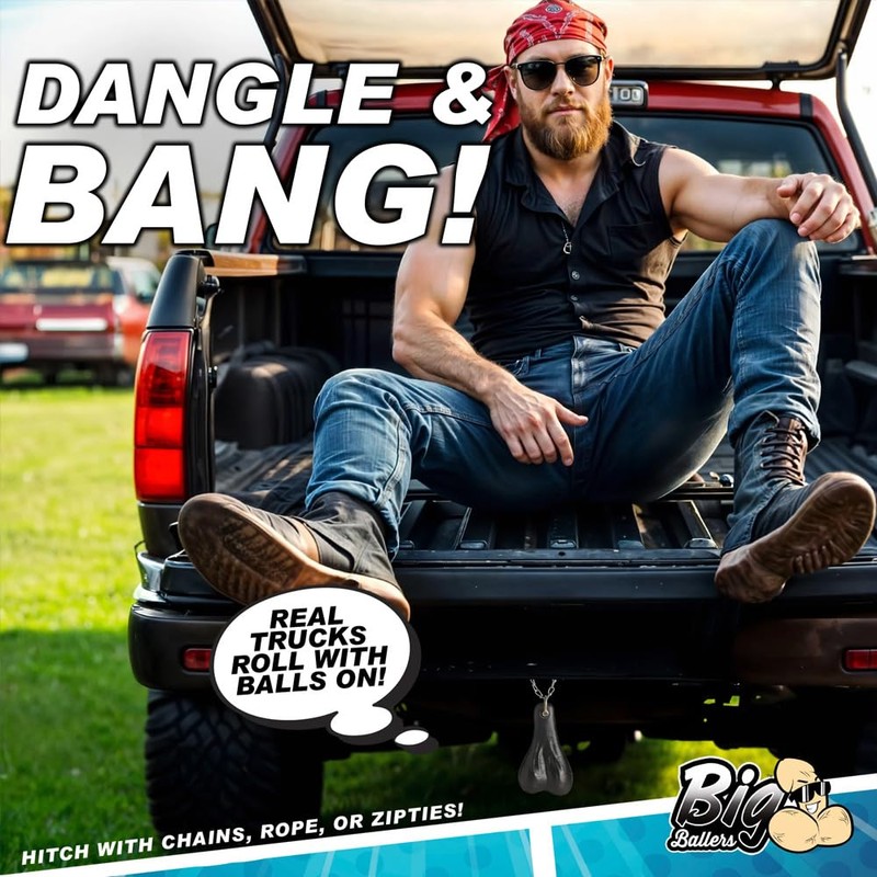 Bulls Balls Truck Nuts Hitch for Car Hanger Nutz Fake