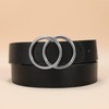 SANSTHS Womens Belt for Jeans Pants Fashion Ladies Leather Belt