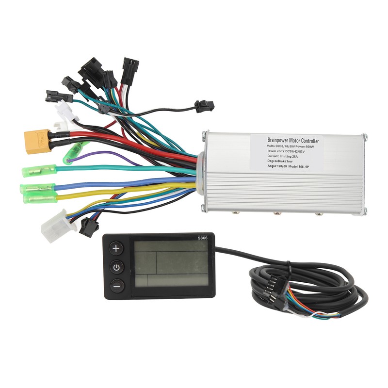 Electric Bike Controller Set 36V 48V 60V 500W 28A Brushless