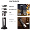 3-in-1 Spice Grinder Hand Crank Loader Roller Crusher Filler Flower