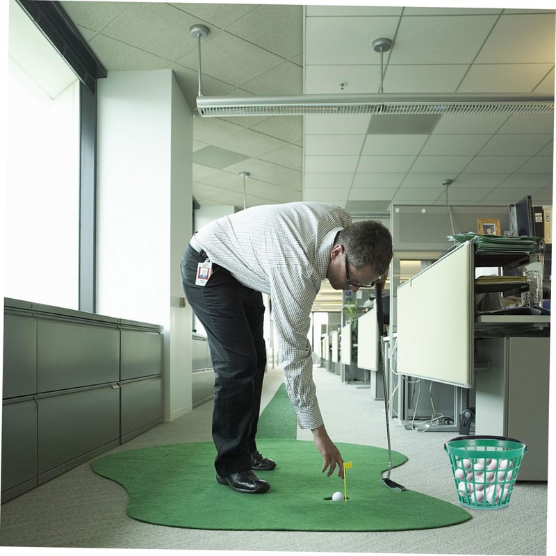 Totority 1pc Golf Ball Storage Basket with Handle Nylon Bucket