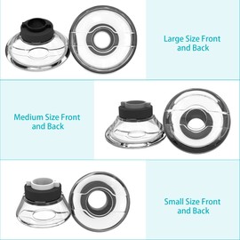 3X Earpieces for Plantronics Voyager Legend Eartip Kit,Plantronics Voyager 5200 5220 5210 Headset Foam Covers-L M S