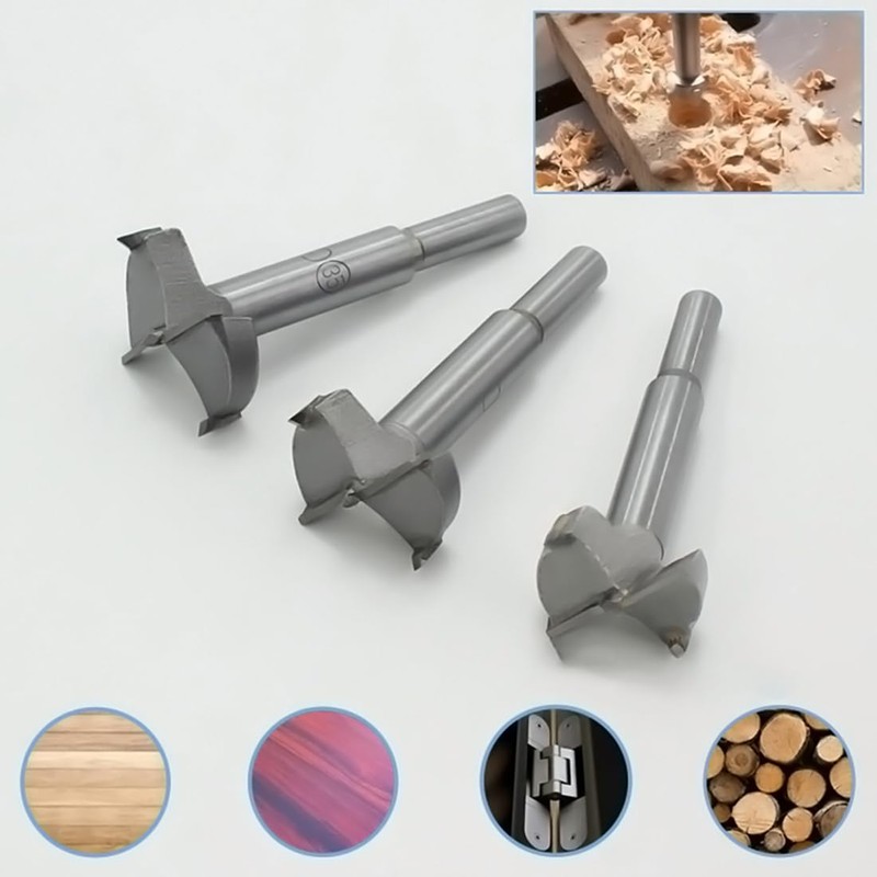 Meichoon 50mm Forstner Drill Bits Flat Wing Drilling Hole Hinge