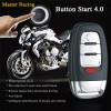 BCSMMCAR Motorcycle Engine Ignition Keyless One-button Start Anti-theft Alarm System