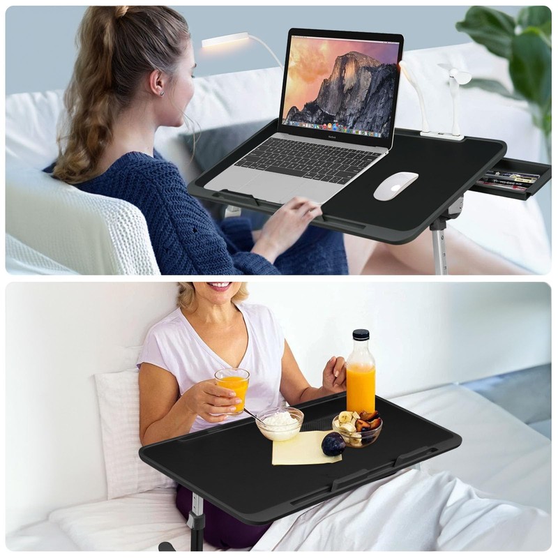 Laptop Lap Desk,Laptop Lap Desk 【Include Cooling Fan】,Adjustable Lap Desk