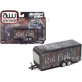 Enclosed trailer 1/64 scale diecast rat fink