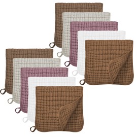 VOMARHUG Muslin Burp Cloths for Baby,100% Cotton Burping Cloths for Boys Girls,Large 20''X10'' Extra Soft and Absorbent 10 Pack