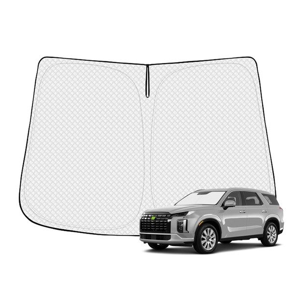 Canvcle Windshield Sun Shade for 2020-2025 Hyundai Palisade Accessories Thicken