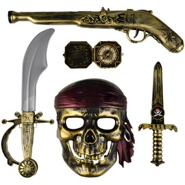 Rhode Island Novelty 5pc Pirate Pistol Set