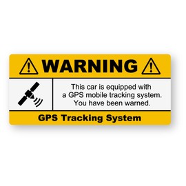 Reflective Sticker Kobo GPS Anti-Theft Sticker (For Automotive), Retroreflective, Weatherproof 5 Years, Dummy, GPS Car