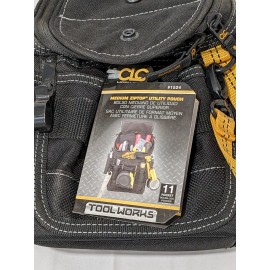 CLC Zippered Pouch: 11 Pockets, Polyester, Black 1524