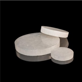 LANDSTER Selenite Charging Plate Charging Disc Crystal Charging Plate Selenite Plate Disc Selenite Round Plate Healing Gemstone Cleaning Decoration Home Decor 10 cm