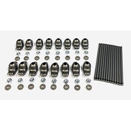 Self Aligning type Rocker Arms & Pushrod Set compatible with 1987-1995 sb Chevy Cars 350 305 265 LT1 with roller lifters.