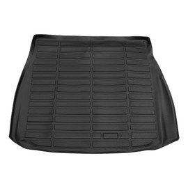 VekAuto 1 Pc Cargo Liner Rear Trunk Mat for Toyota Venza 2021-2024 Anti-Slip TPE Black Rear Trunk Cargo Luggage Boot Tray Mat Flat Face Long Stripe Pattern