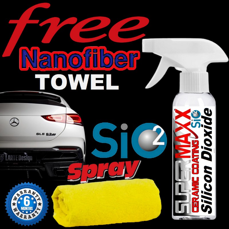SUPERMAXX CERAMIC PRO GRADE SIO2 QUICK DETAIL SPRAY SILICON DIOXIDE