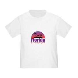 CafePress Anna Maria Island Florida T Shirt Toddler Graphic Tee, 100% Cotton White