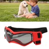 Dog Goggles Soft Silicone Frame Adjustable Dog UV Protection Sunglasses