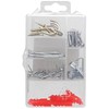 100 Piece Small Fastener Assortment & Organizer Box - 2