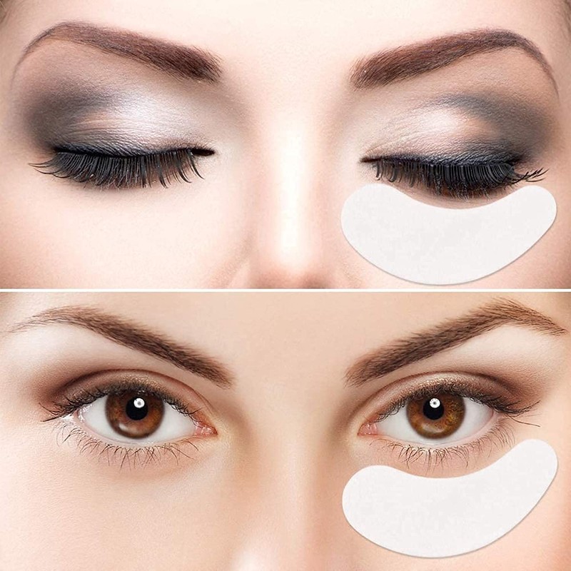 Sunallwell 100 Pairs Under Eye Gel Pads, Eyelash Extension Pads