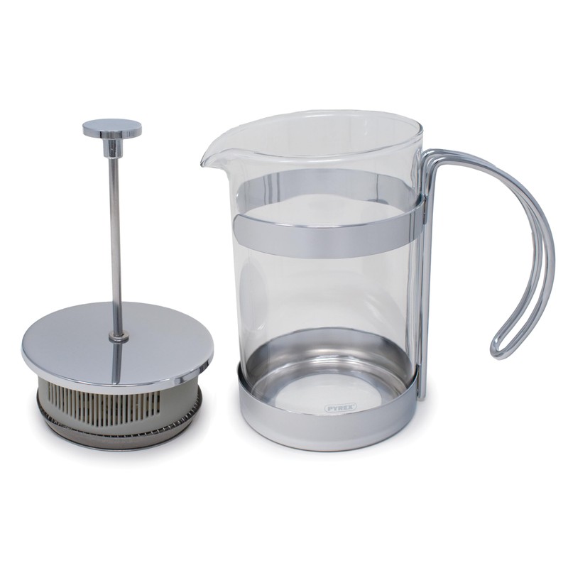 Norpro, 5-Cup 5574 Glass/Chrome Coffee/Tea Press