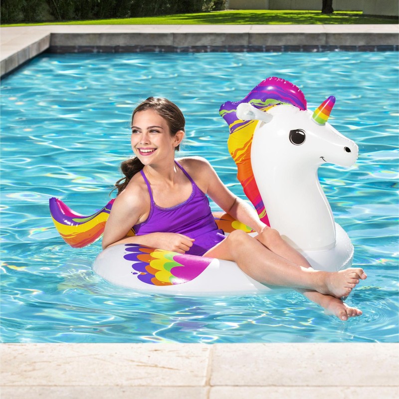 Bestway Fantasy Unicorn Pool Float | Inflatable Rubber Ring, Pool