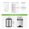 5 Gallon 180 Counts Small Strong Trash Bags Garbage Bags
